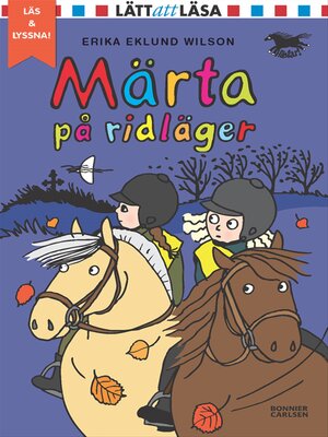 cover image of Märta på ridläger